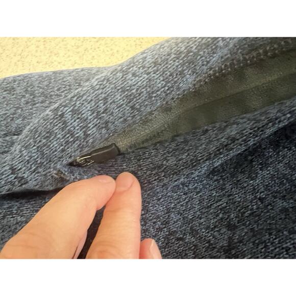 Eddie Bauer Men's 1/4 Quarter Fleece Navy Pullover Sweater Size. 2xlt‎ - Picture 4 of 4